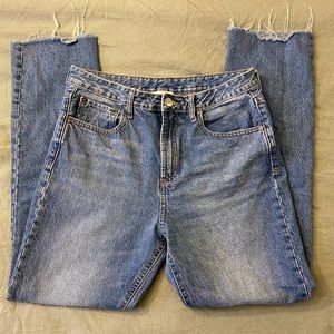 GIANNA BINI STRAIGHT LEG TAPERED DENIM